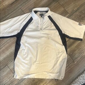 Classic White and Black adidas Dunedin country club Polo Shirt